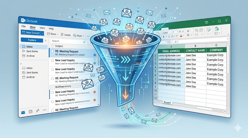 How to Extract Emails from Microsoft Outlook?