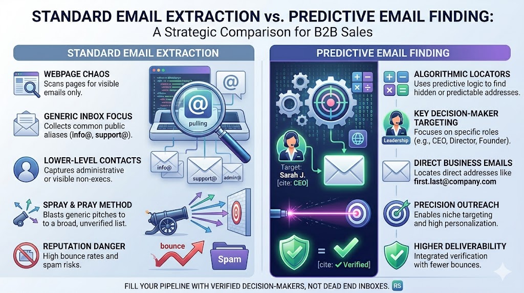 Extractor vs Finder